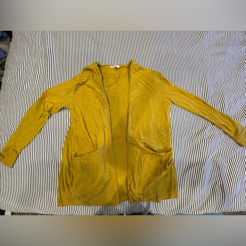 Madewell Light Mustard Cardigan